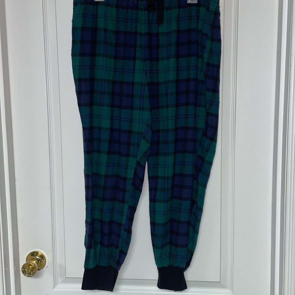 Old Navy women's pajama pants. Blue & green~ jogger style - Large